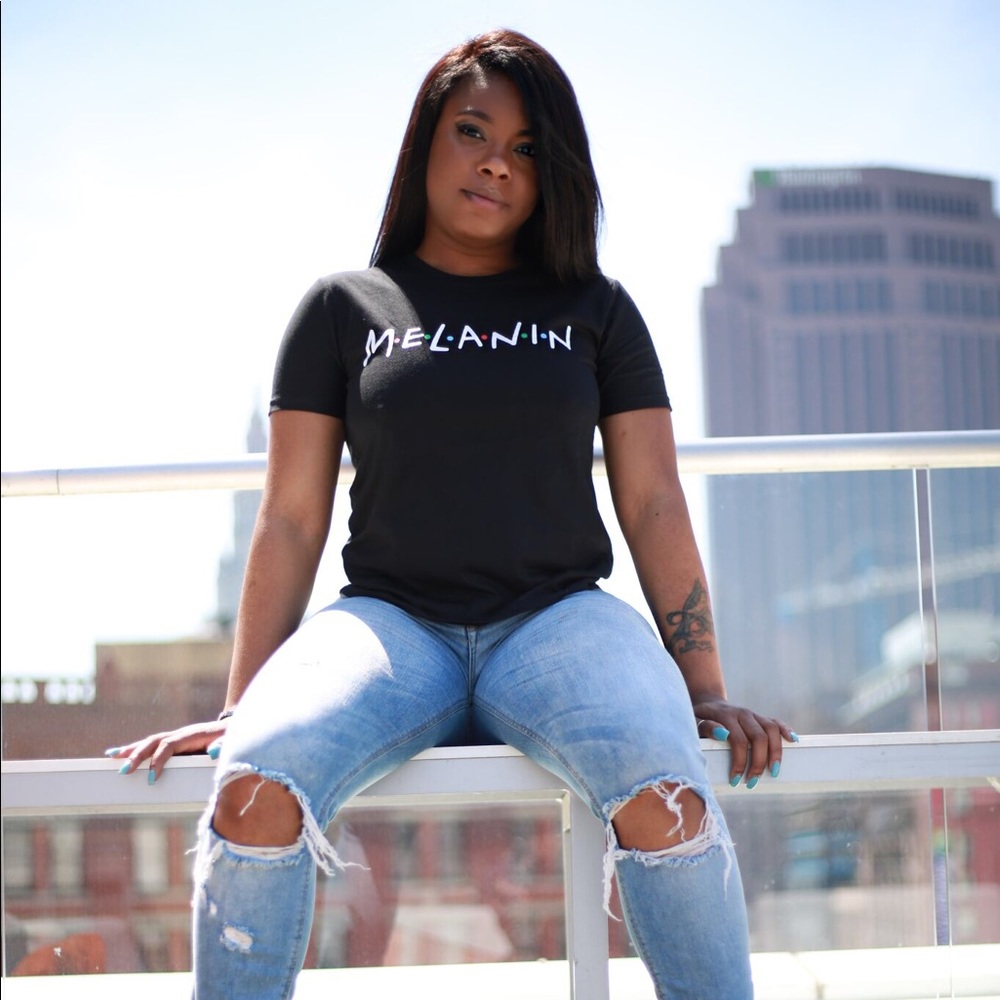 Melanin tee from Simonemonae.com